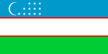 우즈벡키스탄 국기